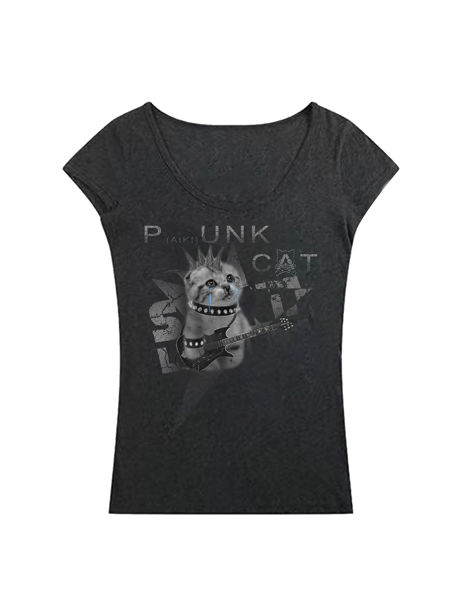PAIKI_Slim_Cotton_Animal_Print_Trendy_Youth_Unisex_Round_Neck_Short_Sleeve_T-Shirts_MISSTT