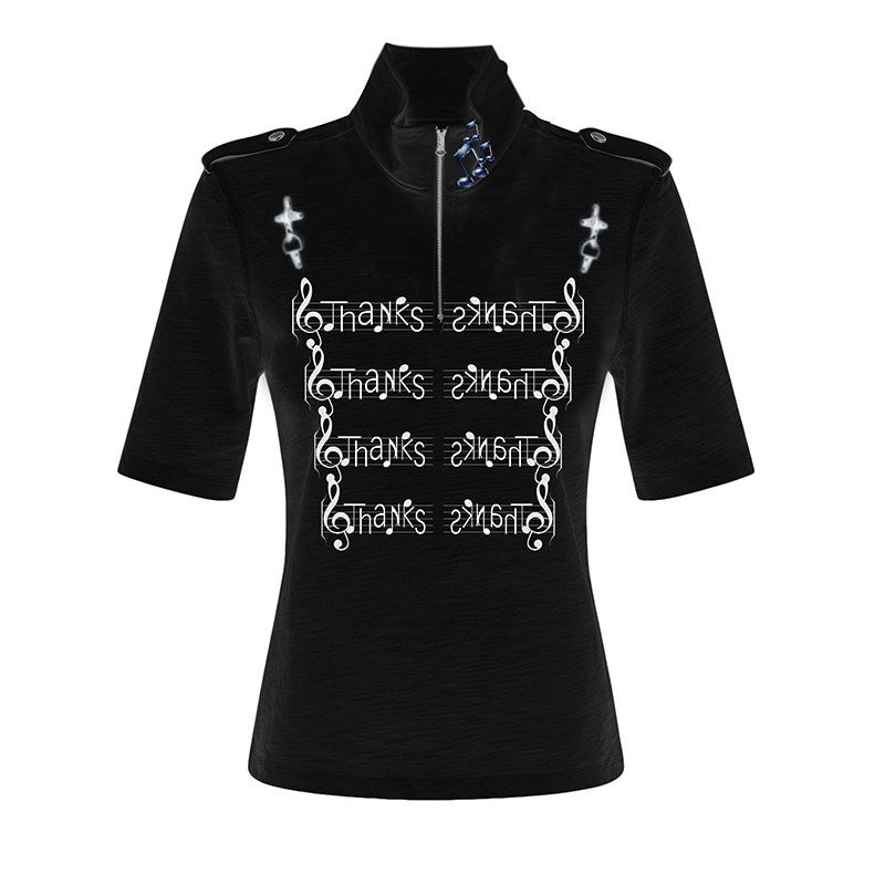 PAIKI_Slim_Fit_Digital_Print_Metal_Stand_Collar_Unisex_Rock_Short_Sleeve_T-Shirts_MISSTT