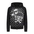 PAIKI_Slim_Fit_Embossed_Print_Hooded_Zip_Unisex_Cotton_Blend_Polka_Dot_Hoodies_MISSTT