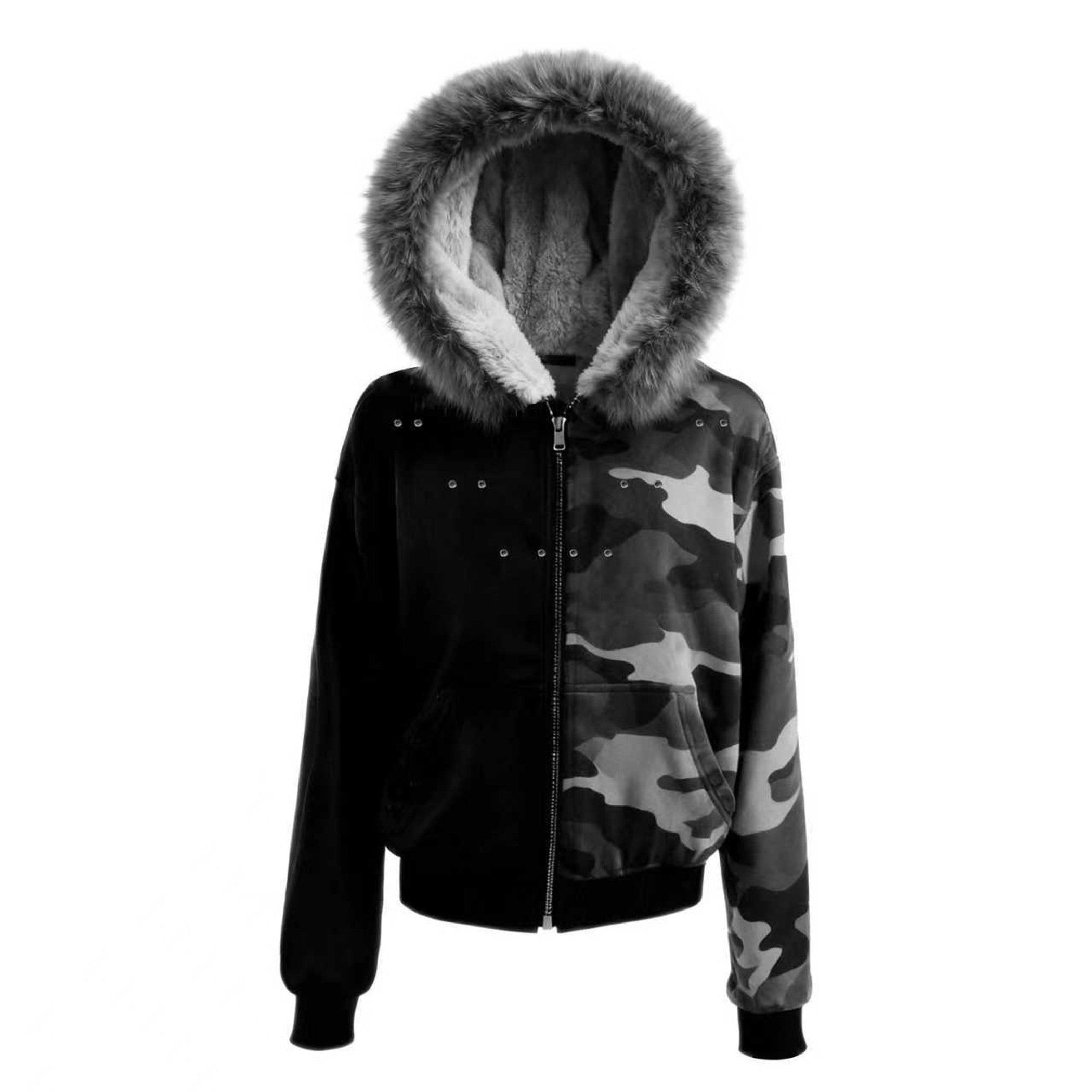 PAIKI_Slim_Fit_Thick_Camouflage_Zip_Up_Fur_Hood_Dark_Streetwear_Boys_Polyester_Hoodies_MISSTT
