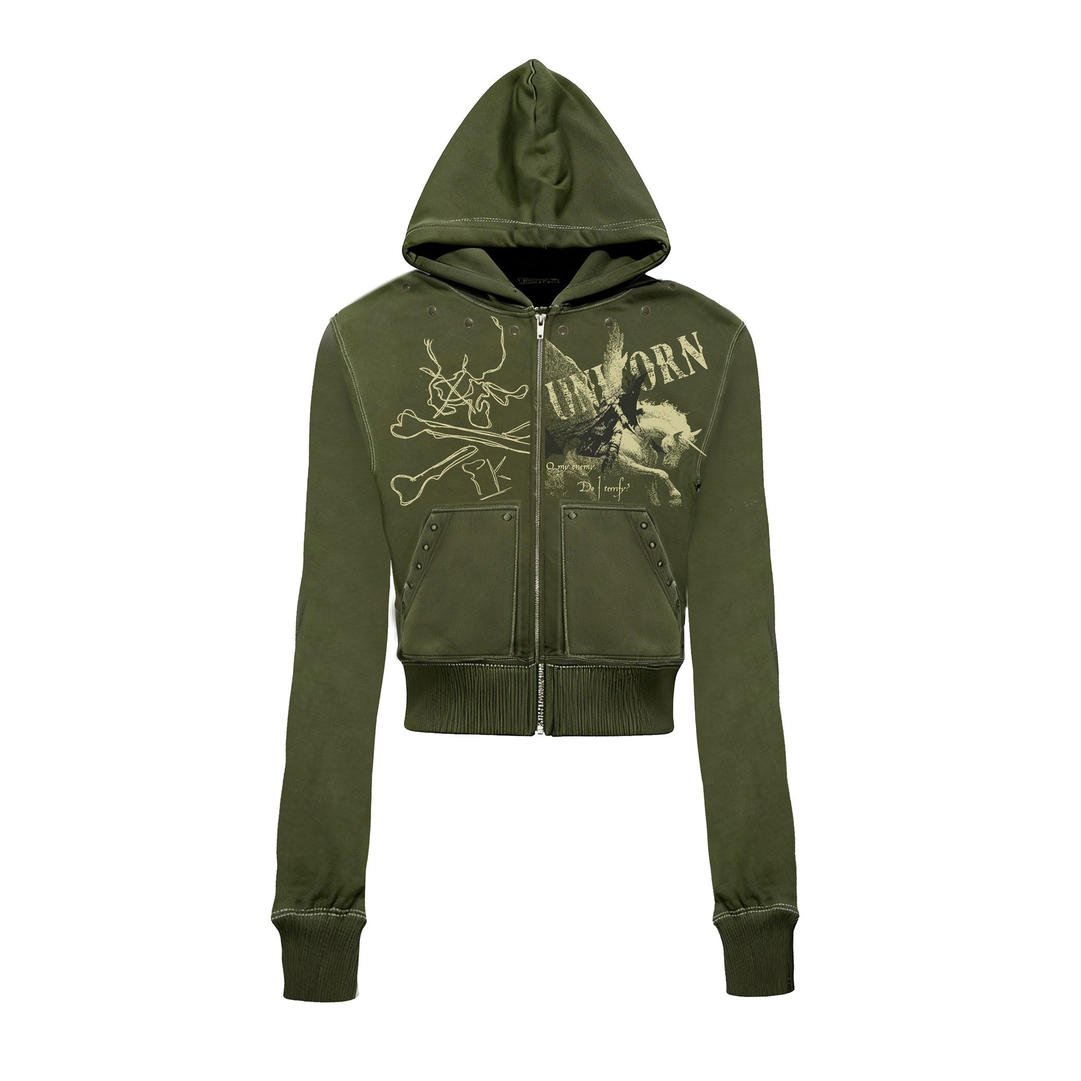 PAIKI_Slim_Fit_Zip_Up_Hooded_Short_Length_Skull_Casual_Unisex_Sport_Polyester_Hoodies_MISSTT