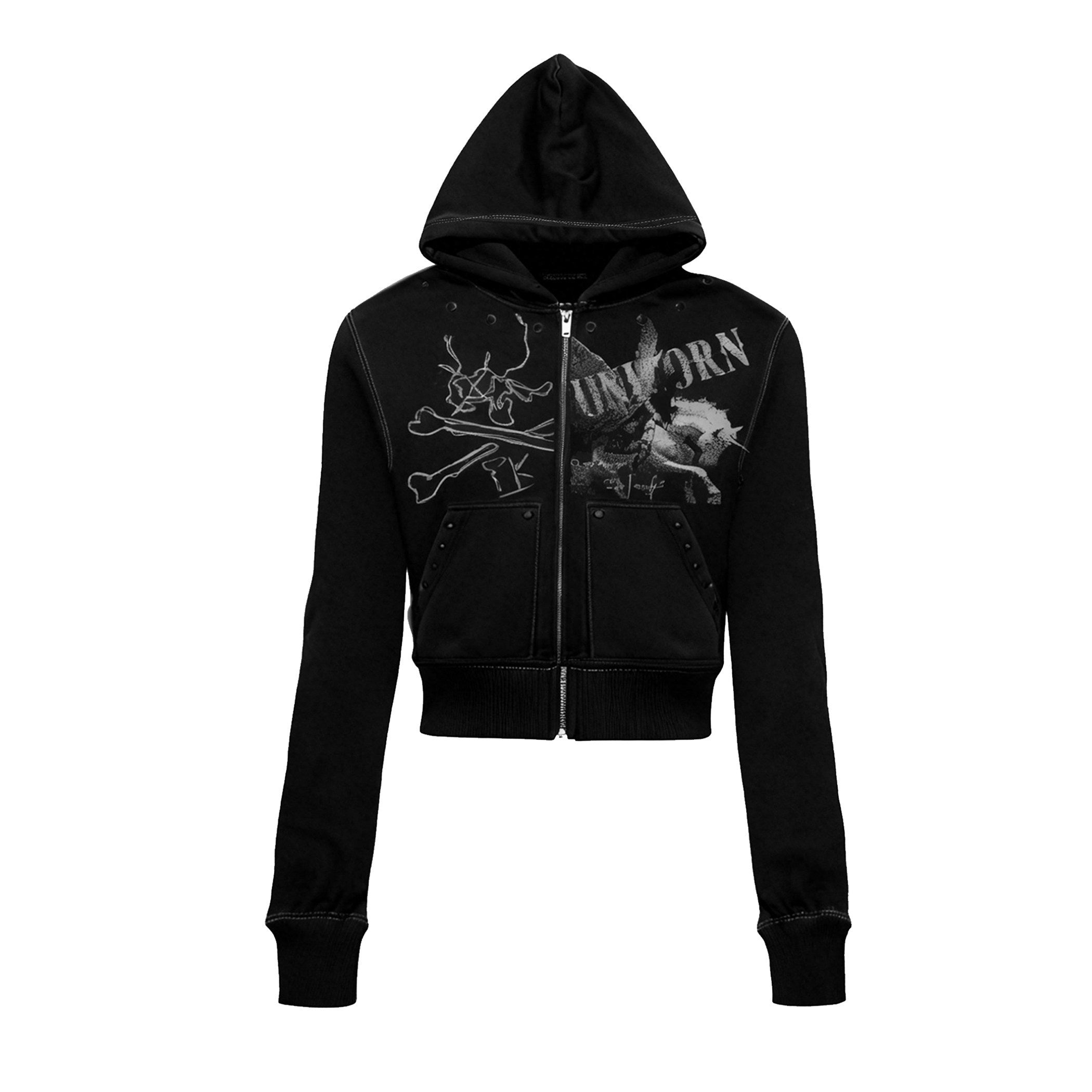 PAIKI_Slim_Fit_Zip_Up_Hooded_Short_Length_Skull_Casual_Unisex_Sport_Polyester_Hoodies_MISSTT
