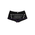 PAIKI_Slim_Low_Waist_Court_Black_Cotton_Blend_Unisex_Short_Trousers_MISSTT