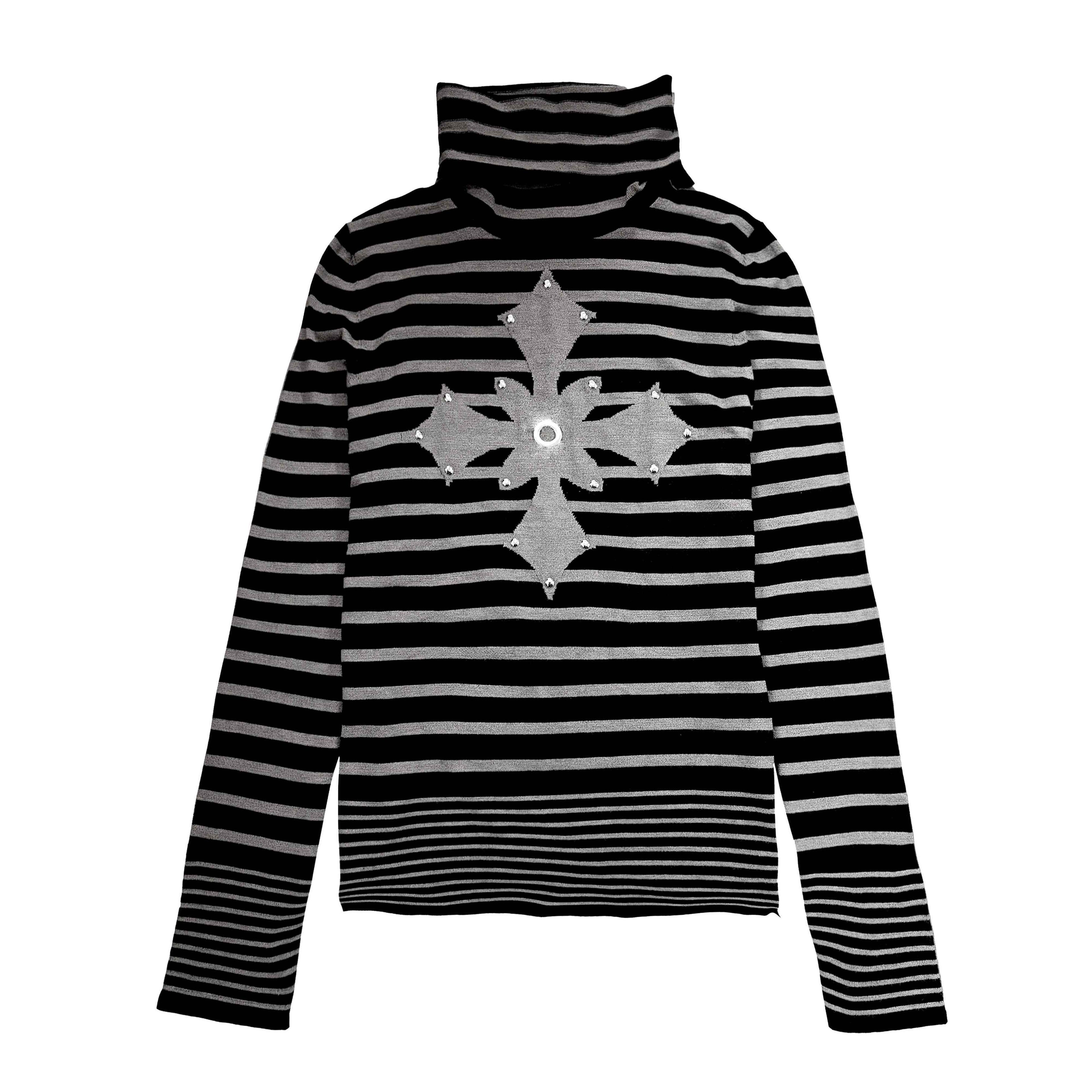 PAIKI_Soft_Slim_Fit_Stud_Beaded_Striped_High_Neck_Boys_Polyester_Long_Sleeve_T-Shirts_MISSTT