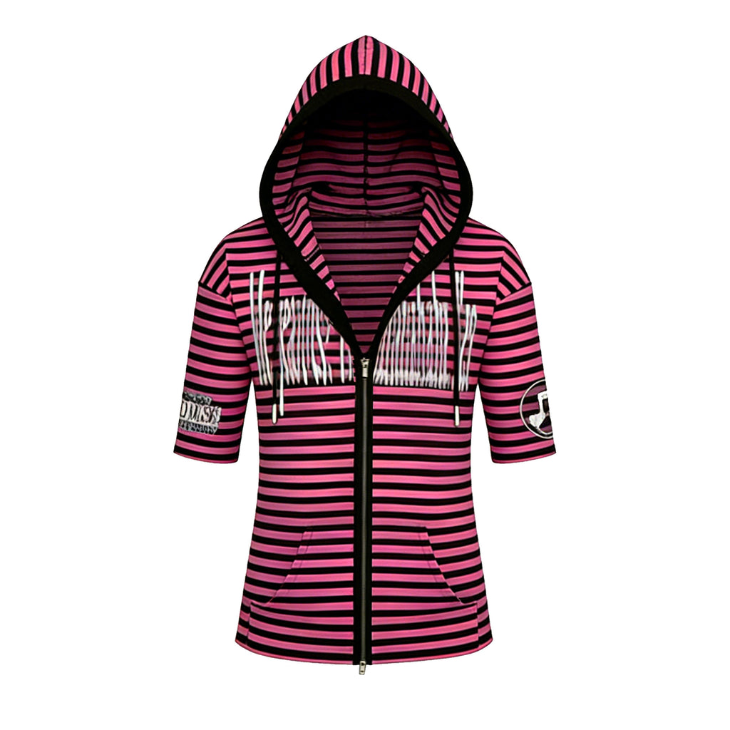 PAIKI_Sorona_Blend_Slim_Fit_Hooded_Unisex_Striped_Digital_Print_Short_Sleeve_T-Shirts_MISSTT