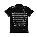 PAIKI_Sorona_Slim_Fit_Polo_Collar_Metal_Buckle_Unisex_Black_Short_Sleeve_T-Shirts_MISSTT