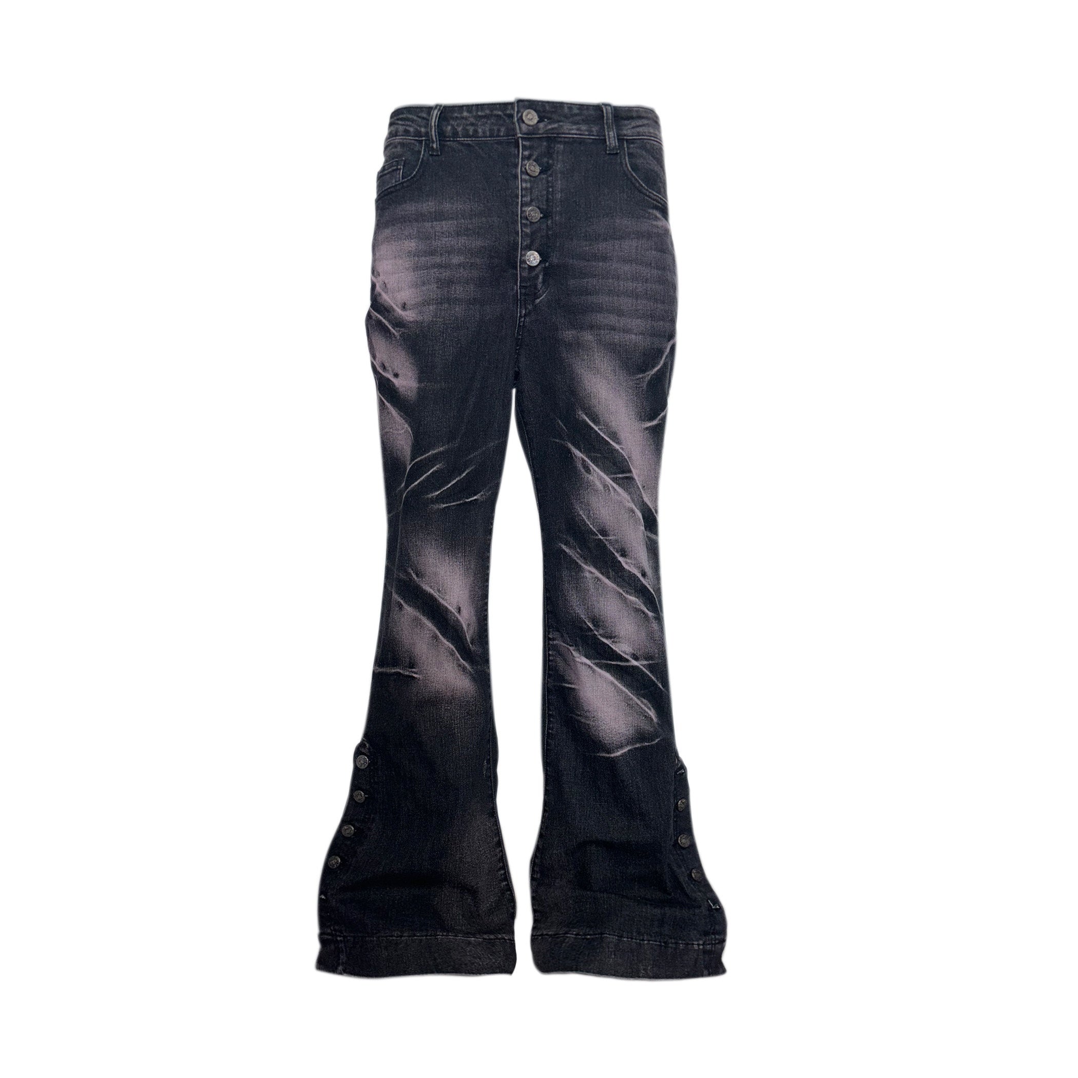PAIKI_Studded_Dark_Purple_Wash_Mid_Rise_Relaxed_Wide_Leg_Mens_Flare_Jeans_MISSTT