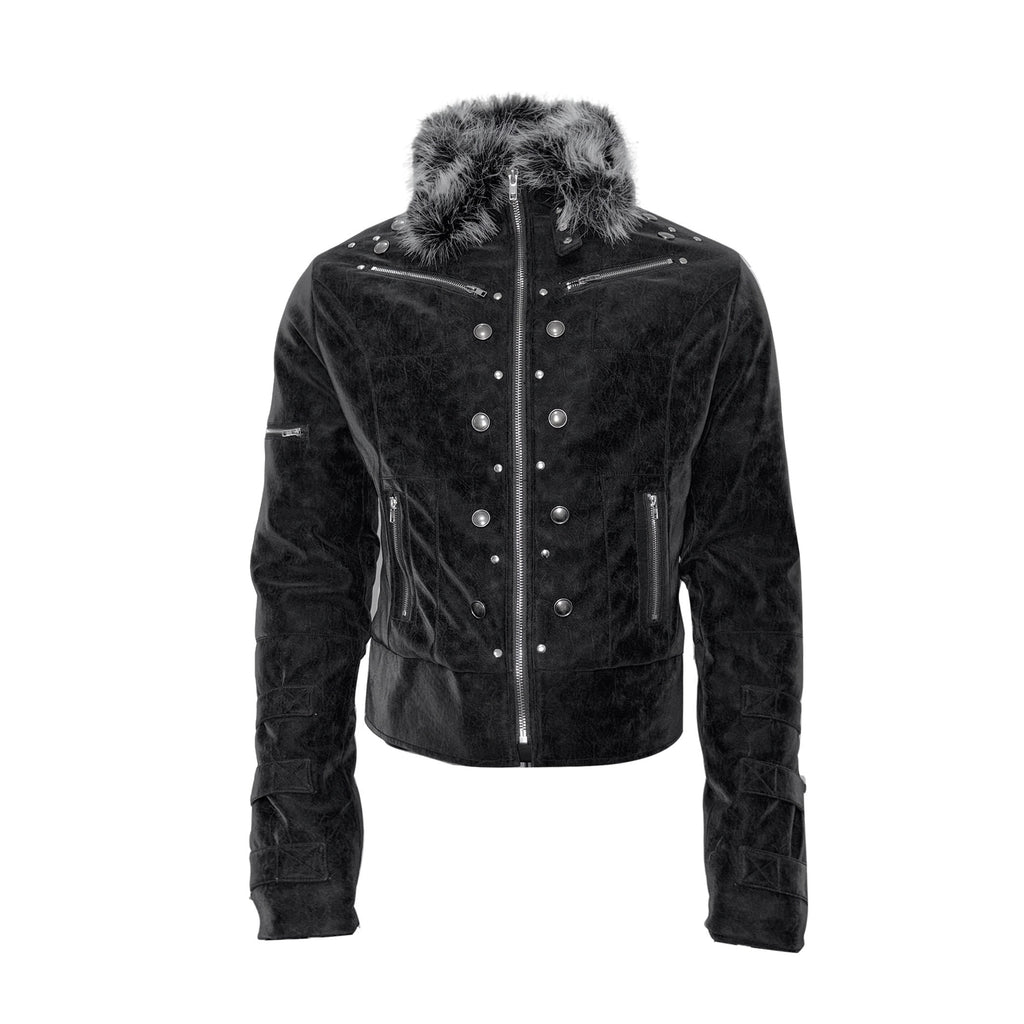 PAIKI_Warm_Padded_Metal_Accented_Slim_Fit_Unisex_Casual_Short_Zip_Leather_Jackets_MISSTT