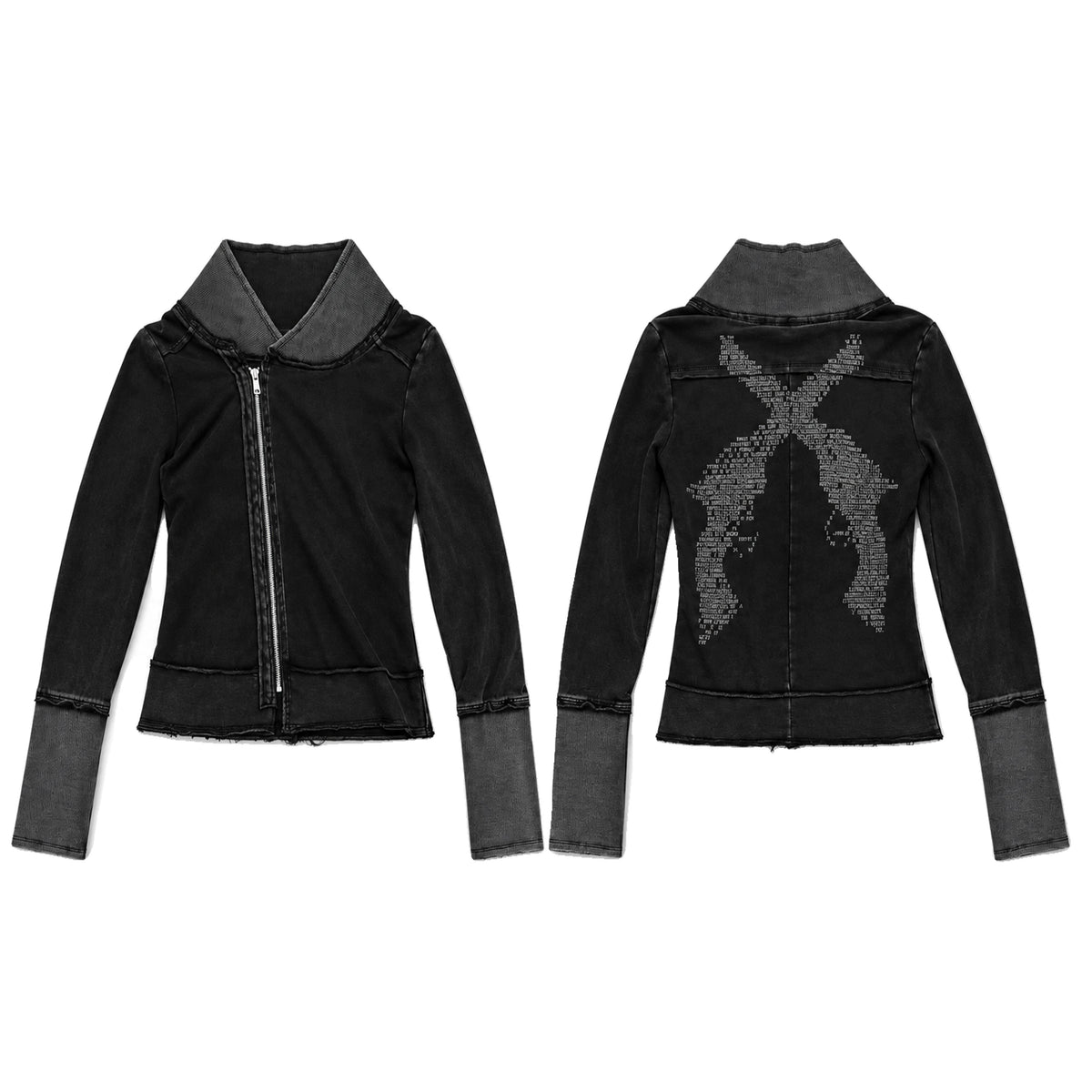 PAIKI_Washed_Distressed_Asymmetric_Zip_Punk_Rock_Women's_Cotton_Zip-up_Hoodies_1089405670881_MISSTT