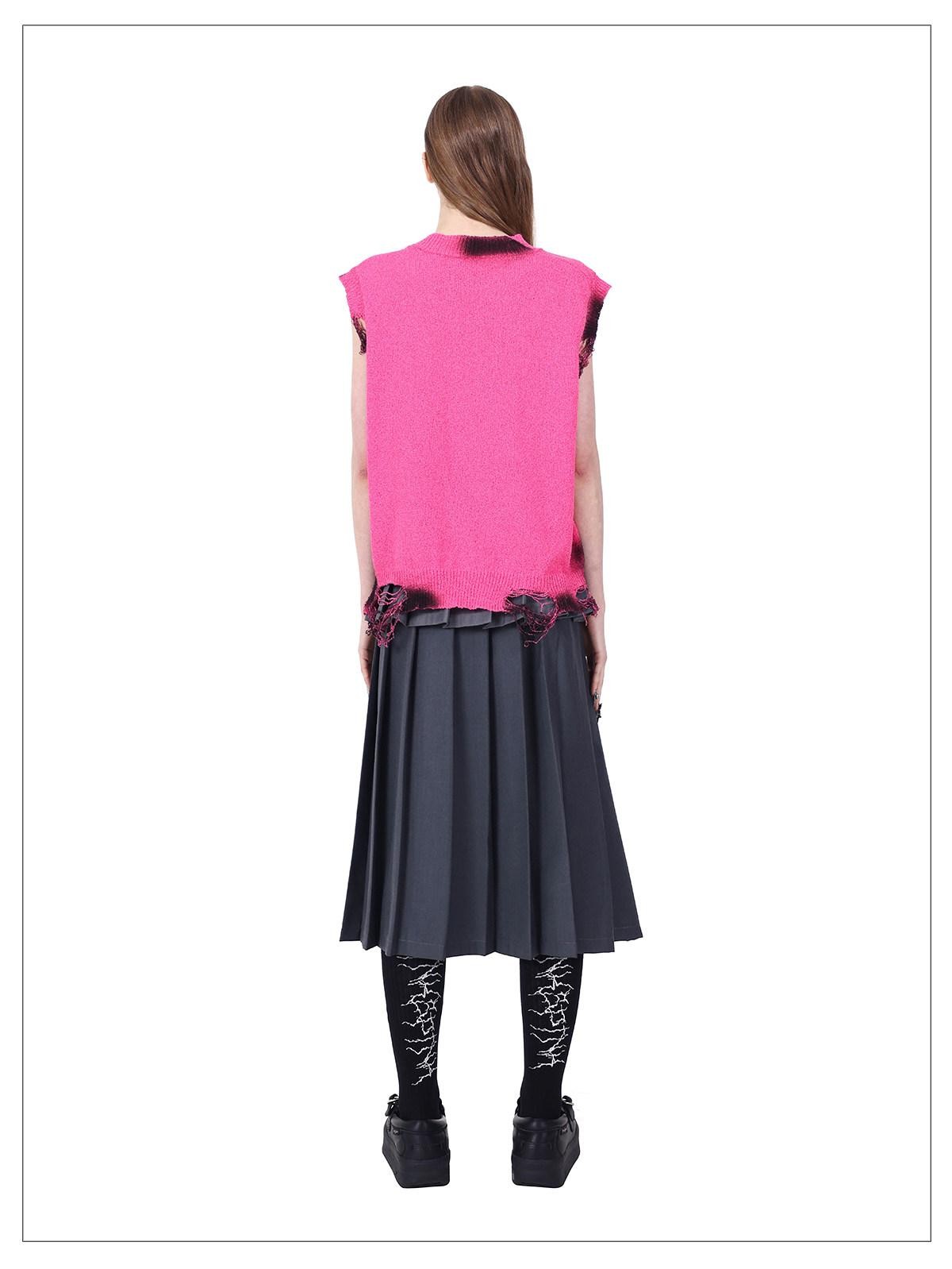 PINKSPINK 3 Way Detachable Ring Rivet Patchwork 3d Structure Women's Cotton Pleated Skirts