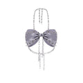 PINKSPINK_3d_Butterfly_Studded_Bow_Chain_Cutout_Backless_Women's_Silver_Halter_Tops_722974412450_MISSTT