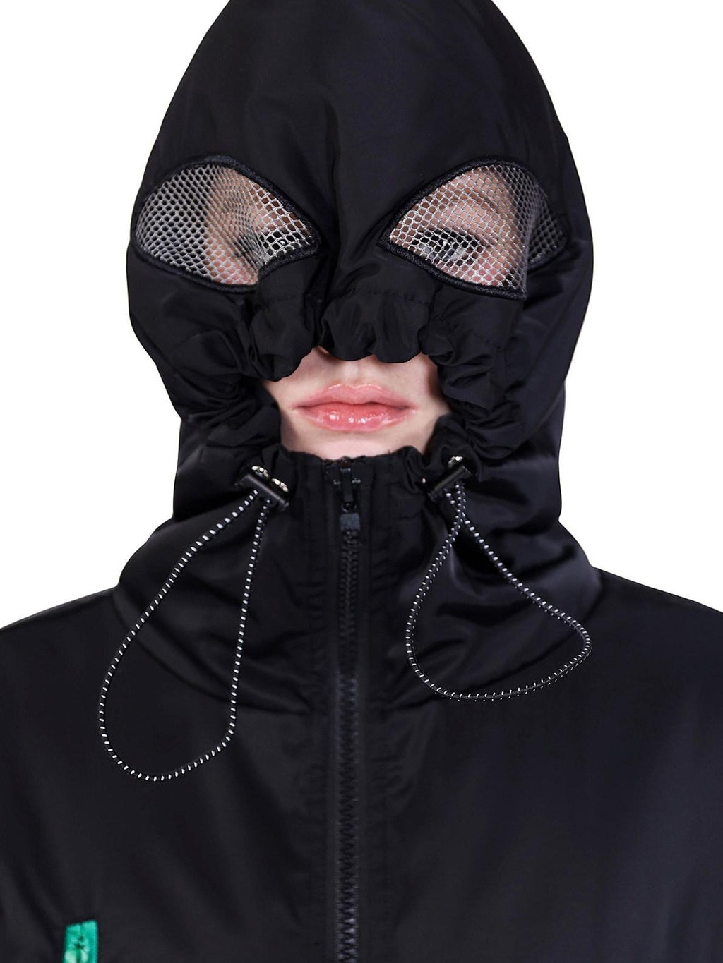 PINKSPINK Alien Concept Hooded Zipper Oversized Women's Cotton Filled Puffer Jackets