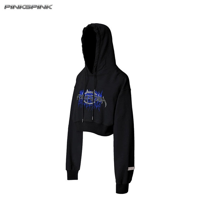 PINKSPINK_Backless_Cropped_Thorn_Print_Lettering_Loose_Women's_Fleece_Hoodies_1000113507318_MISSTT