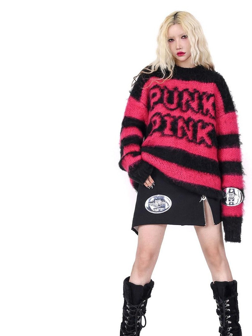 PINKSPINK Black Asymmetric Buckle Apron 360 Degree Convertible Y2k Women's Mini Skirts