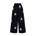 PINKSPINK_Black_Heavy_Embroidery_Relaxed_Zipper_Low_Waist_Straight_Leg_Women's_Sweatpants_737306156964_MISSTT