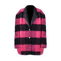 PINKSPINK_Black_Pink_Check_Leather_Embroidered_Shoulder_Pad_Women's_Casual_Jackets_745259951712_MISSTT