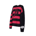 PINKSPINK_Black_Pink_Clash_Striped_Punk_Rock_Loose_Women's_Acrylic_Blend_Pullover_Sweaters_753678047286_MISSTT
