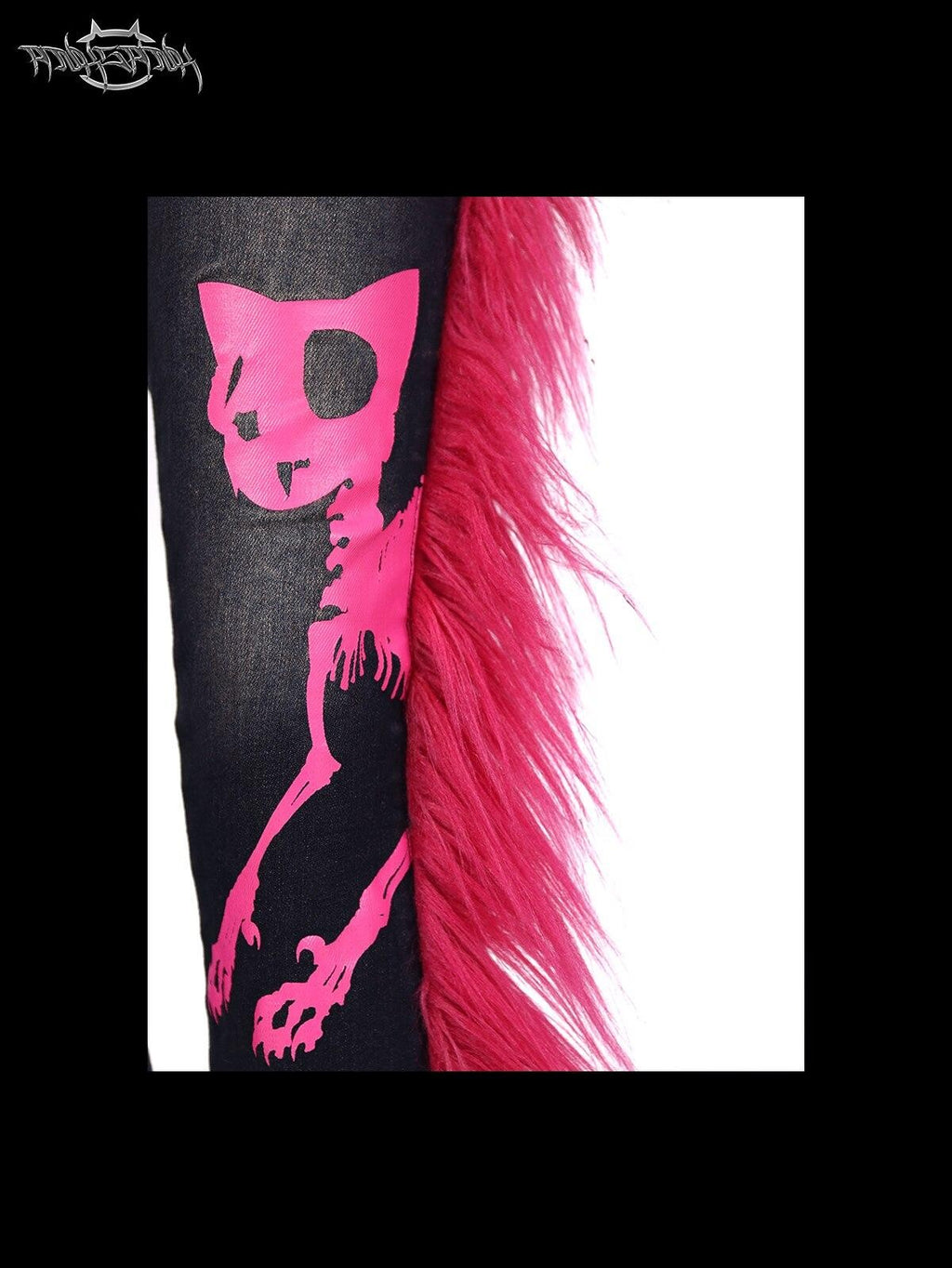 PINKSPINK Black Reconstructed Frayed Hem Low Waist Women's Denim High Stretch Flare Jeans