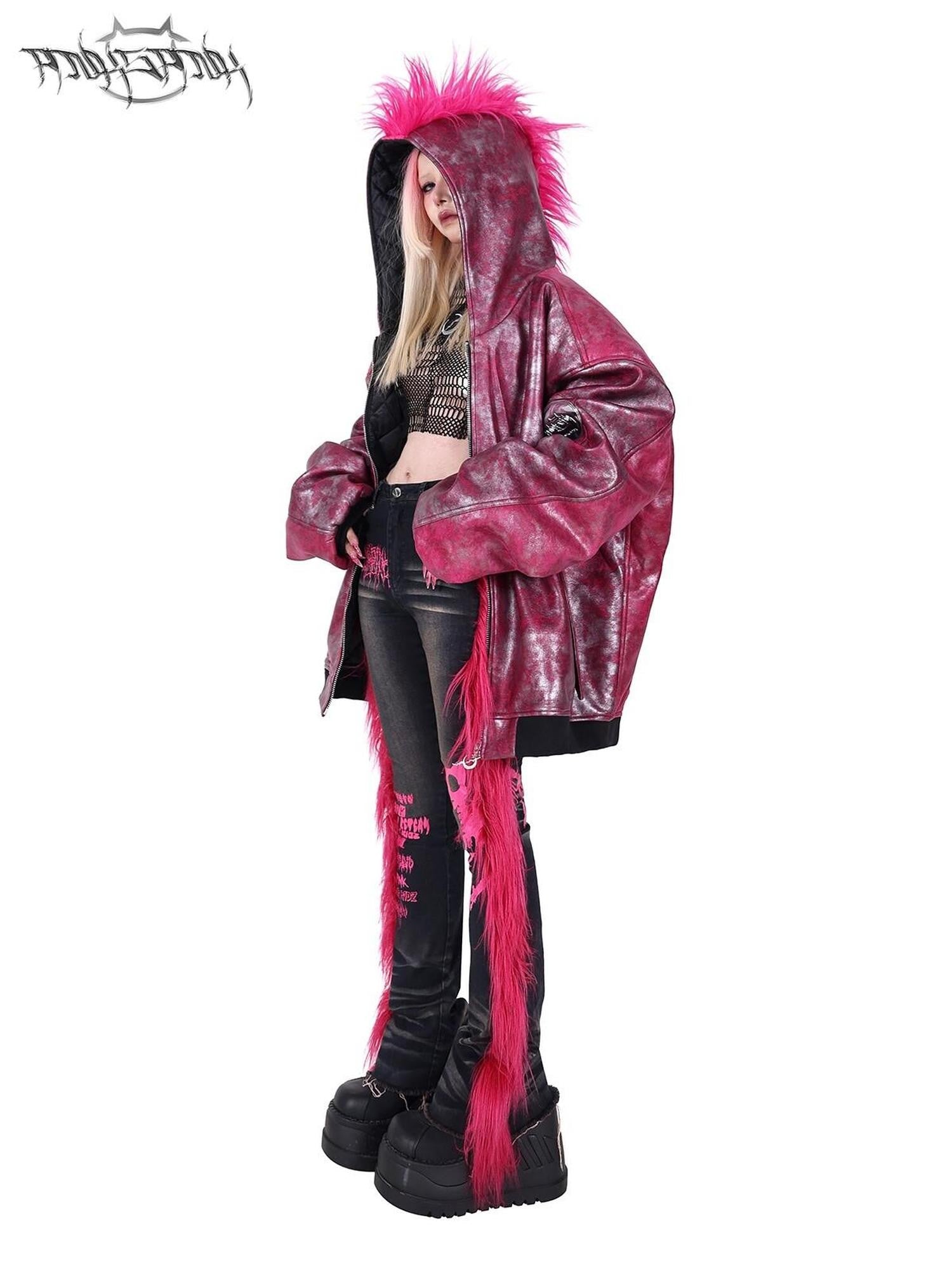 PINKSPINK Black Reconstructed Frayed Hem Slim Fit High Stretch Women's Denim Flare Jeans
