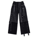PINKSPINK_Black_Reworked_Distressed_Low_Rise_Studded_Women's_Denim_Wide-leg_Jeans_824422980143_MISSTT
