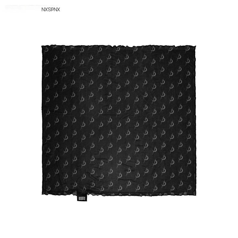 PINKSPINK_Black_White_Geometric_Mesh_Square_Women's_Polyester_Headdresses_895876413241_MISSTT