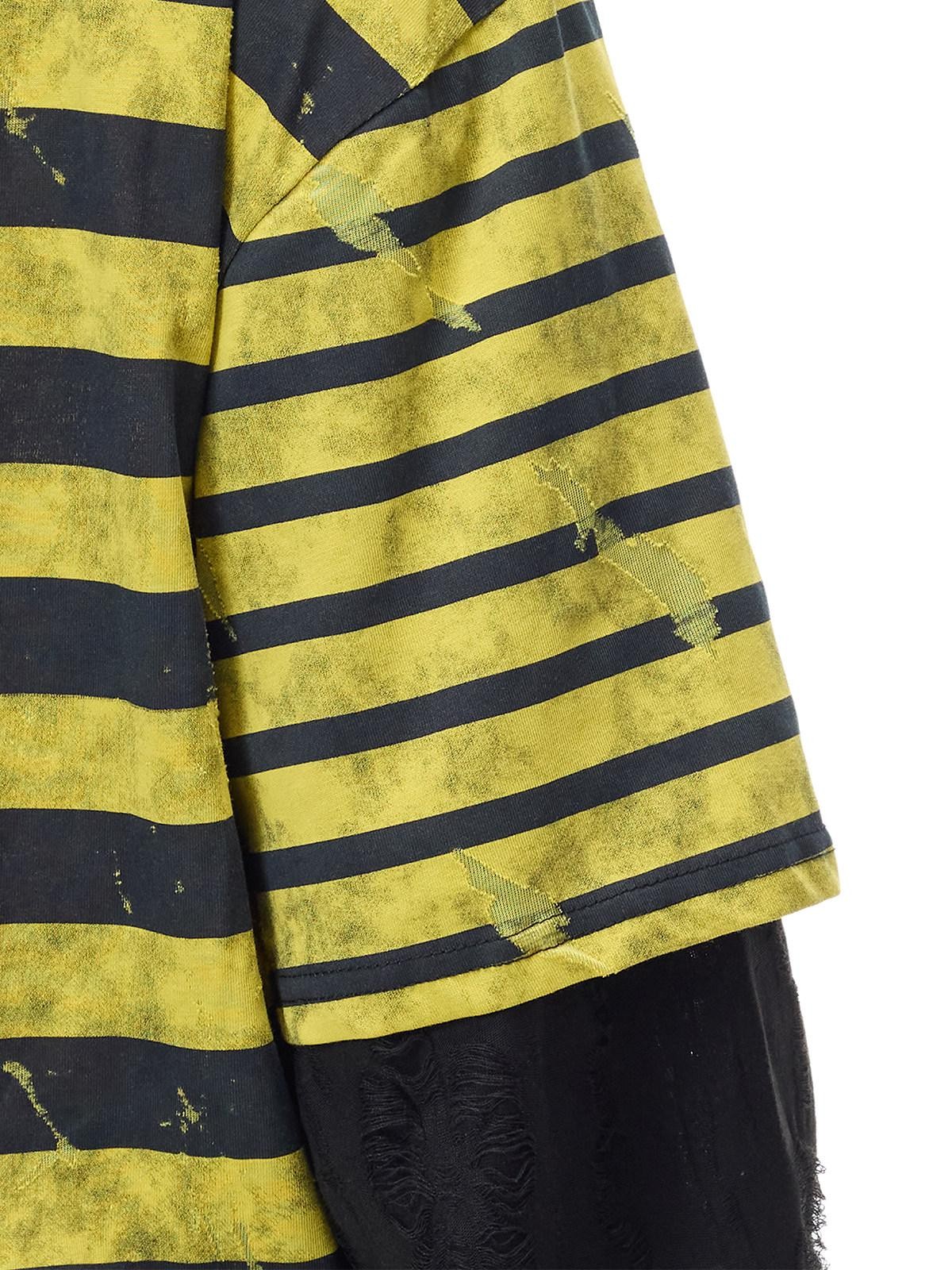 PINKSPINK Burnout Cutout Striped Patchwork Punk Raglan Women's Cotton Long Sleeve T-shirts