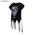 PINKSPINK_Cactus_Print_Studded_Asymmetrical_Hem_Slim_Fit_Women's_Short_Sleeve_T-shirts_1045741998374_MISSTT
