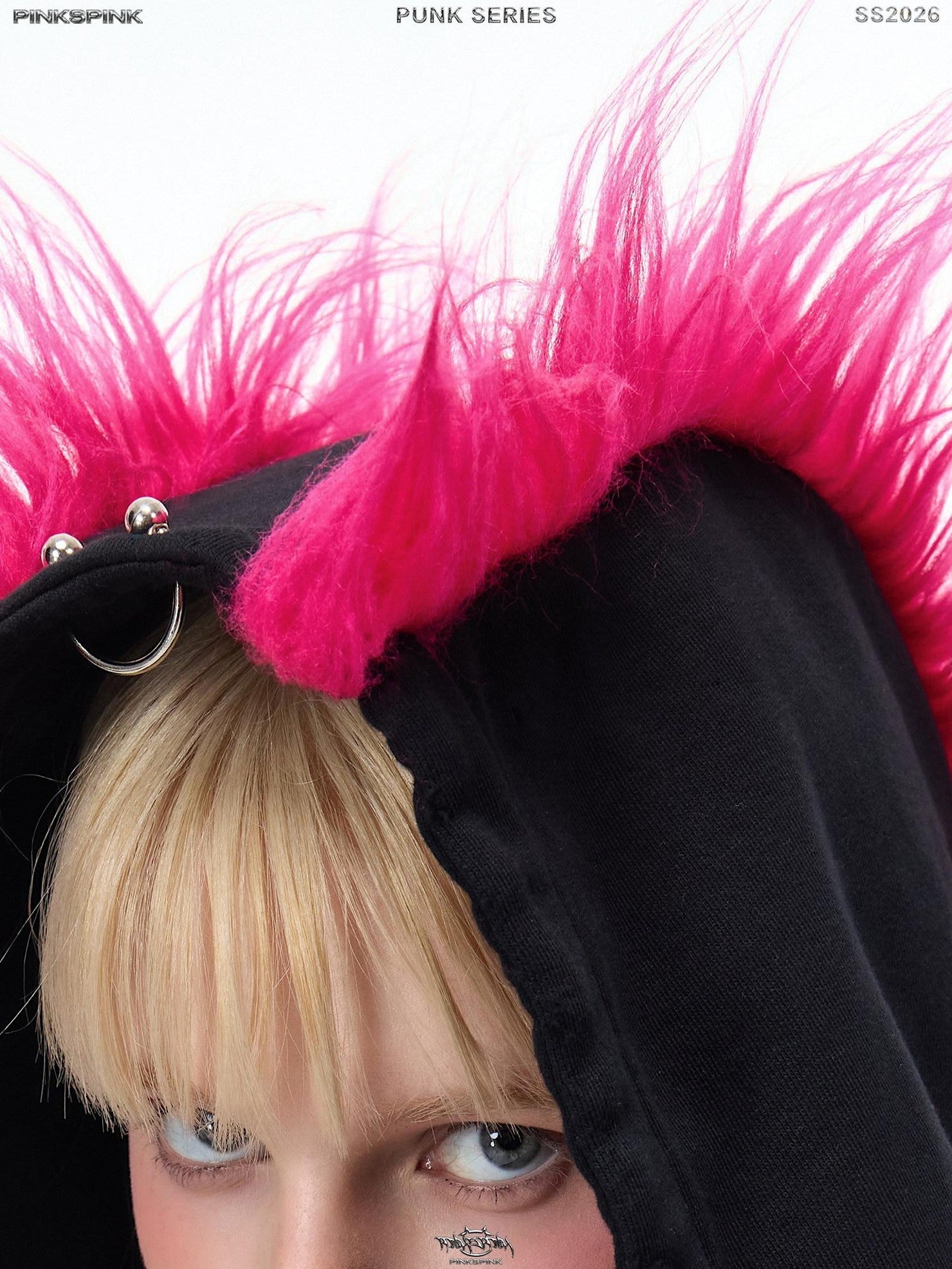PINKSPINK Cactus Print Studded Asymmetrical Hem Slim Fit Women's Short Sleeve T-shirts