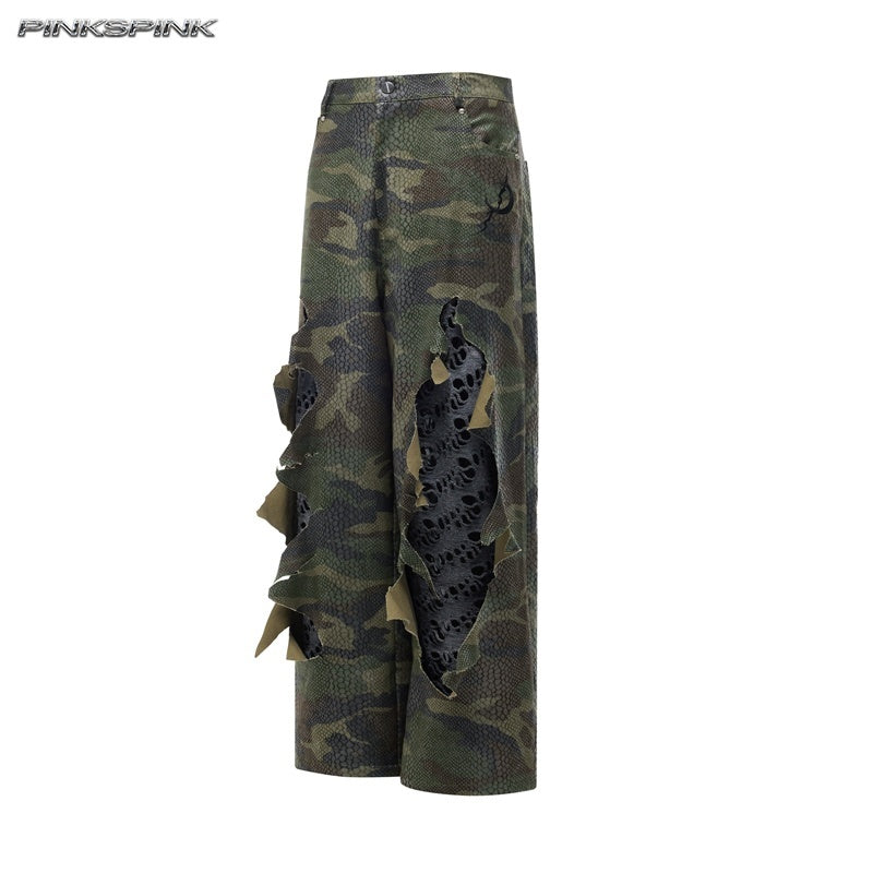 PINKSPINK_Camouflage_Distressed_Coated_Low_Rise_Women's_Denim_Baggy_Jeans_1083570557311_MISSTT