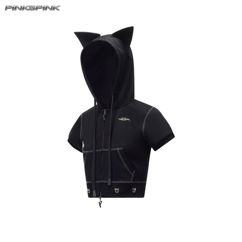 PINKSPINK_Cat_Ear_Cat_Paw_Rhinestone_Studded_Camo_Hand_Distressed_Women's_Zip-up_Hoodies_1044794351567_MISSTT