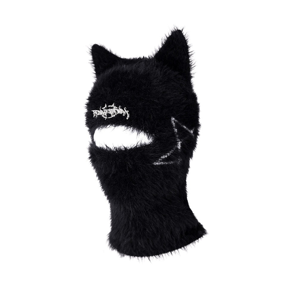PINKSPINK_Cat_Ear_Pentagram_Balaclava_Street_Women's_Cotton_Knit_Beanies_691896697184_MISSTT