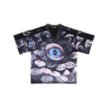 PINKSPINK_Cat_Eye_Concept_Studded_V-neck_Patchwork_Mesh_Print_Women's_Oversized_T-shirts_800953719618_MISSTT