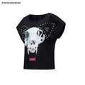 PINKSPINK_Cat_Skeleton_Print_Studded_Distressed_Women's_Cotton_Short_Sleeve_T-shirts_1045517990561_MISSTT