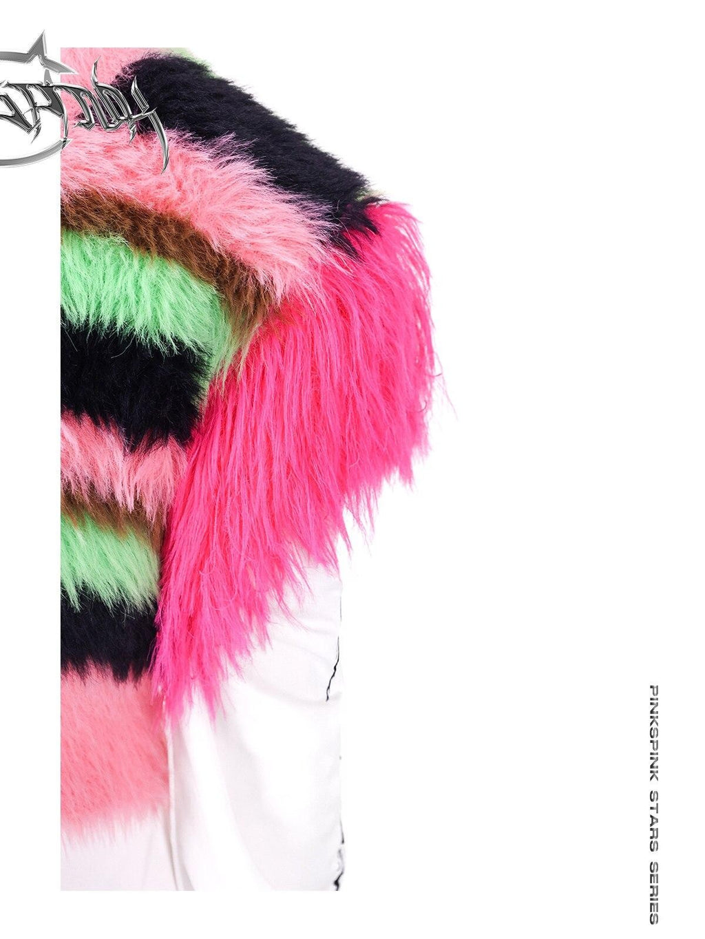 PINKSPINK Colorblock Contrast Striped V-neck Knit Women's Cotton Short Vests