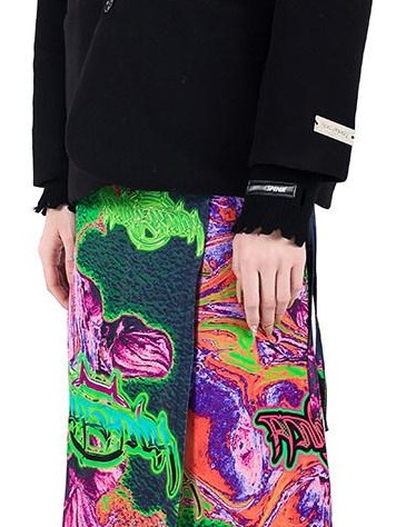 PINKSPINK Colorblock Reversible Oversized Single Breasted Straight Women's Blazers