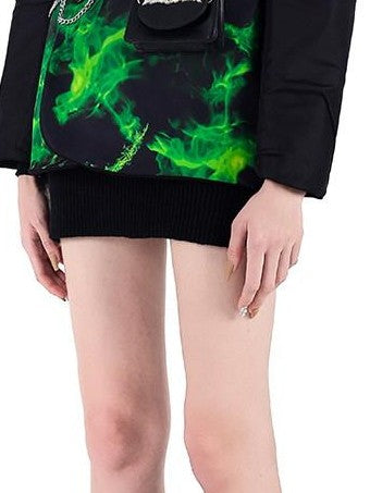 PINKSPINK Colorblock Reversible Oversized Single Breasted Straight Women's Blazers