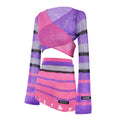 PINKSPINK_Contrast_Striped_Distressed_Cropped_Slim_Women's_Mesh_Sweaters_704550163569_MISSTT