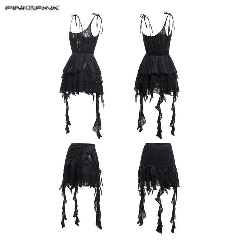 PINKSPINK_Convertible_Asymmetric_Embroidered_A_Line_Women's_Polyester_Slip_Mini_Dresses_896234828154_MISSTT