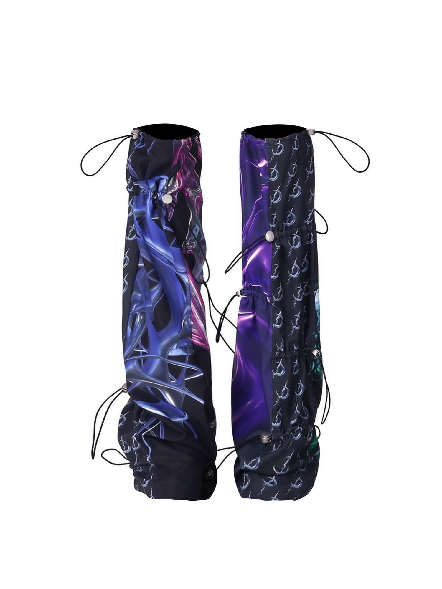 PINKSPINK Cosmic Impact Irregular Patchwork 360 Degree Wearable Women's Leg Warmers