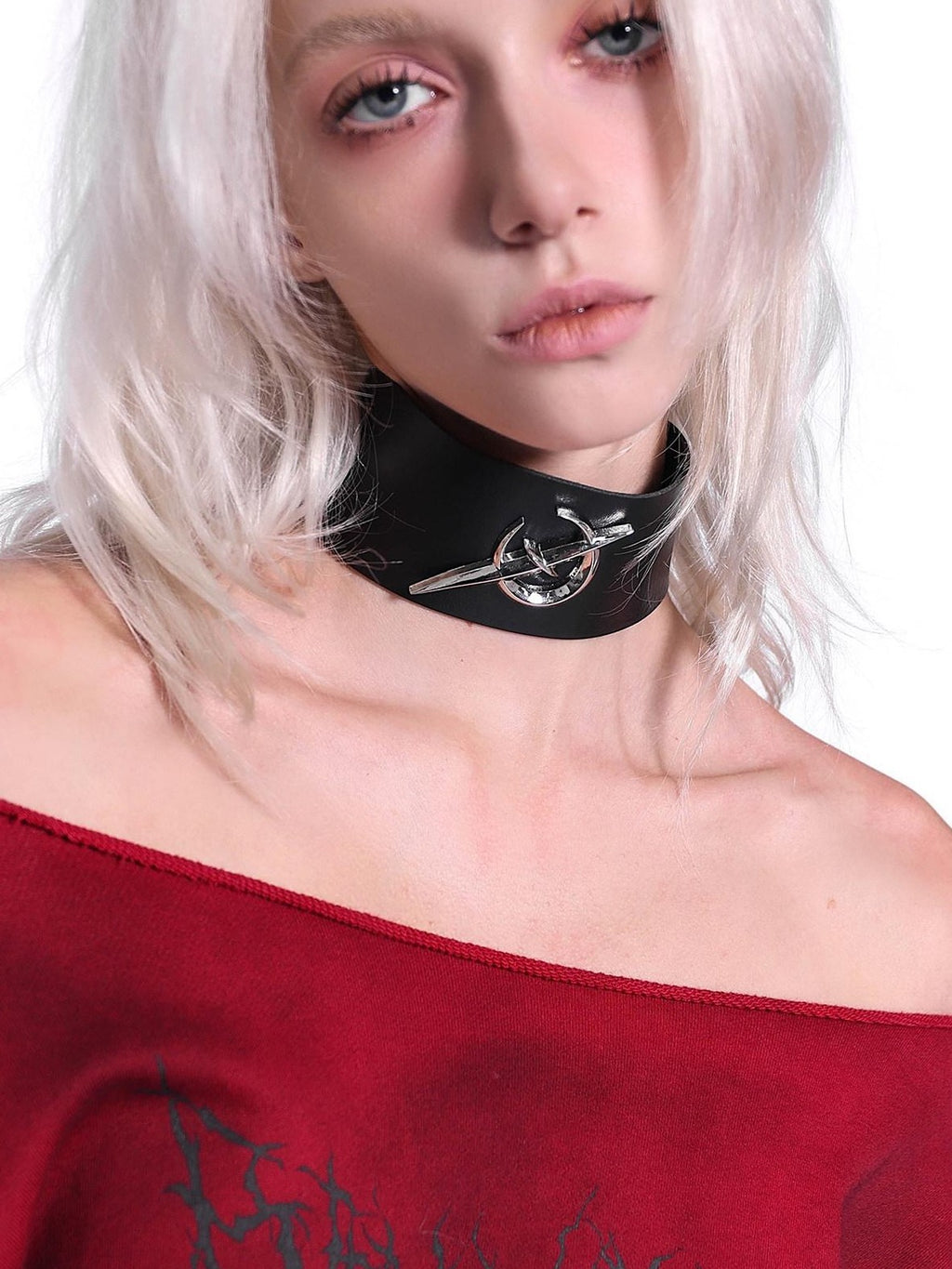 PINKSPINK Cosmic Star Moon Original Multilayer Punk Rock Women's Leather Chokers