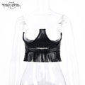 PINKSPINK_Cropped_3d_Tassel_Studded_Patchwork_Slim_Street_Women's_Pu_Camisoles_669183309868_MISSTT