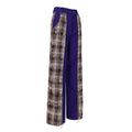 PINKSPINK_Dream_Purple_Patchwork_Zipper_Plaid_Asymmetric_Pocket_Women's_Wide-leg_Pants_685344893469_MISSTT