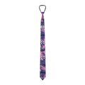 PINKSPINK_Dusty_Pink_Structural_Connected_Arrow_Plaid_Women's_Extra_Long_Neckties_716991694658_MISSTT