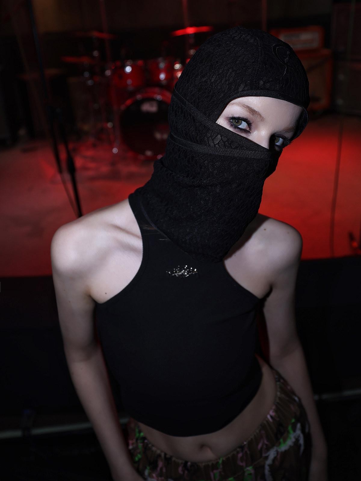 PINKSPINK Elastic Mesh Breathable Girlcore Street Women's Cotton Knit Hats
