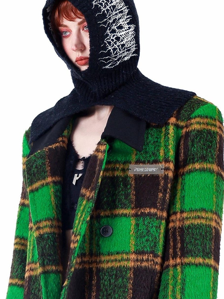 PINKSPINK Electric Thorn Logo Embroidered Balaclava Women's Knit Beanies