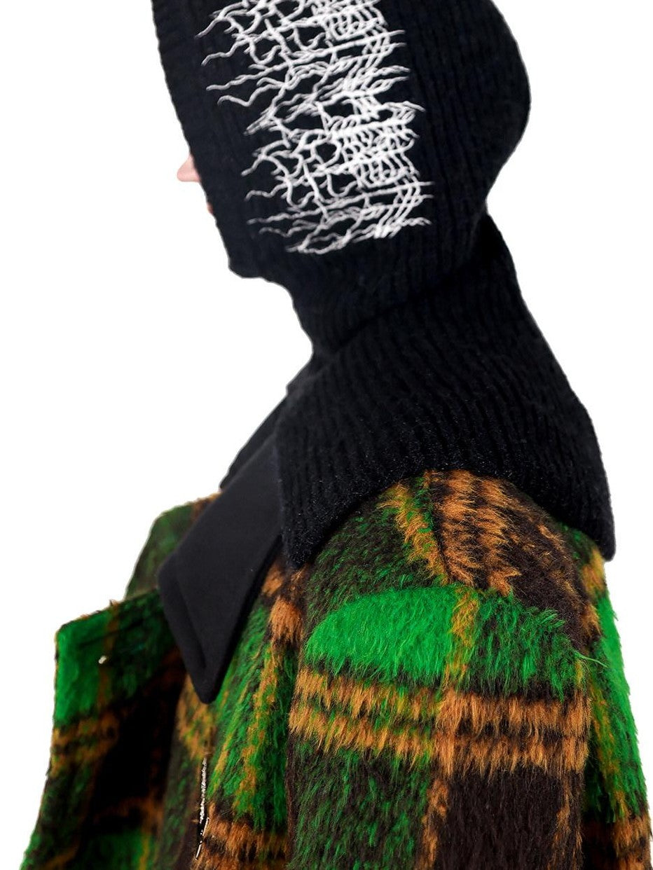 PINKSPINK Electric Thorn Logo Embroidered Balaclava Women's Knit Beanies