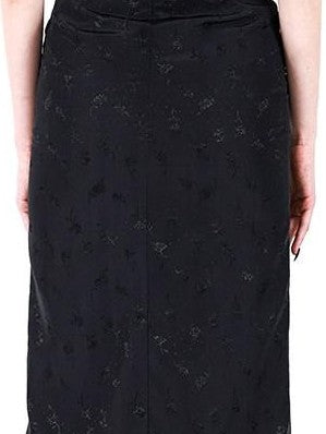 PINKSPINK Embroidered Rose Modified Qipao Stand Collar Women's Matching Skirt Sets