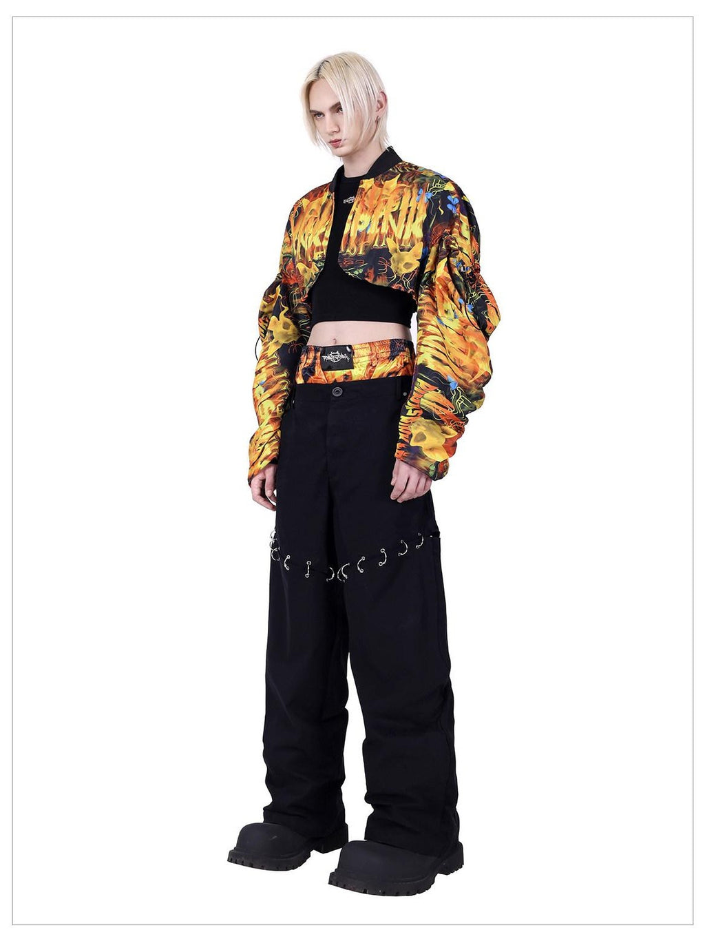 PINKSPINK Flame Concept Sun Protective Structured Sleeve Women's Polyester Cropped Jackets
