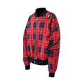 PINKSPINK_Flame_Red_Plaid_Zipper_Patchwork_Stand_Collar_Rock_Punk_Women's_Puffer_Jackets_848083277779_MISSTT