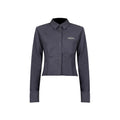 PINKSPINK_Gray_Asymmetric_Patchwork_Polo_Collar_Button_Slim_Women's_Cotton_Cropped_Shirts_770525665636_MISSTT